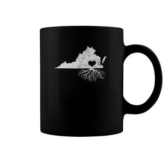 Virginia Roots I Love Virginia With Roots Coffee Mug | Mazezy