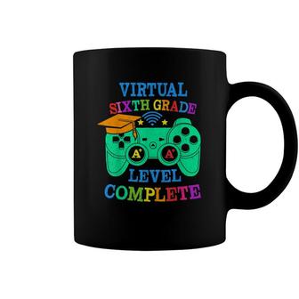 Virtual 6Th Grade Graduation Level Complete Video Gamer Coffee Mug | Seseable UK