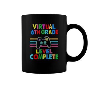 Virtual 6Th Grade Level Complete Graduation Video Gamer Cute Coffee Mug - Seseable