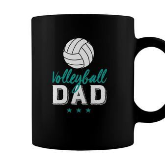 Volleyball Dad Proud Father And Sports Parents Coffee Mug - Seseable