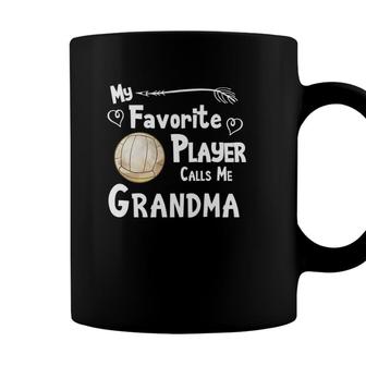 Volleyball Favorite Player Calls Me Grandma Coffee Mug - Seseable