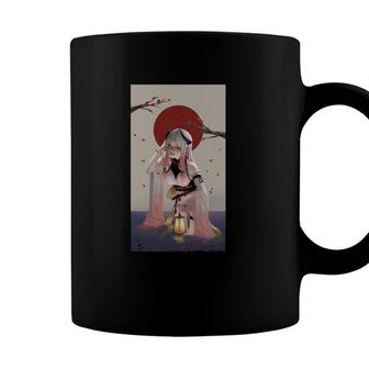 Waifu Anime Girl Kawaii Demon Aesthetic Japanese Retro 90S Coffee Mug - Seseable