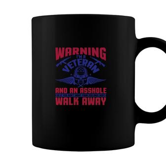 Warning Veteran 2022 And An Walk Away Coffee Mug - Seseable