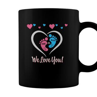 We Love You Baby Gender Reveal Party Heart Great Coffee Mug - Seseable