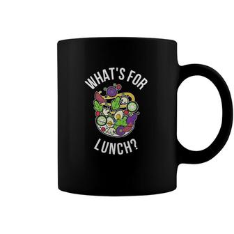 Whats For Lunch Funny Lunch Lady Coffee Mug | Mazezy