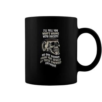 Whats Wrong With Society Funny Horror Movies Coffee Mug | Mazezy