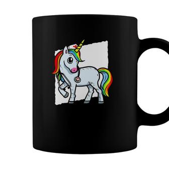 Women Funny Nursing Gift Proud Unicorn Nurse Coffee Mug - Seseable