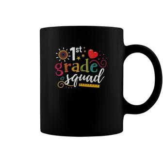 Womens 1St First Grade Squad Student Teacher Gift Back To School Coffee Mug | Mazezy