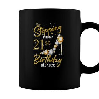 Womens 21St Birthday 21 Years Old Stepping Into My 21 Birthday Coffee Mug - Seseable