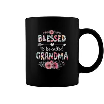 Womens Blessed To Be Called Grandma Funny Grandma Mothers Day Coffee Mug - Seseable