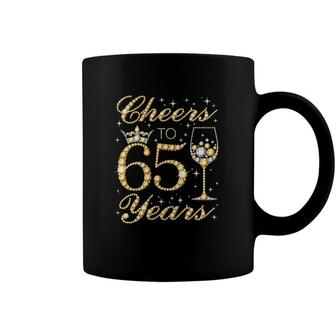Womens Cheers To 65 Years 65Th Queens Birthday 65 Years Old Coffee Mug | Mazezy