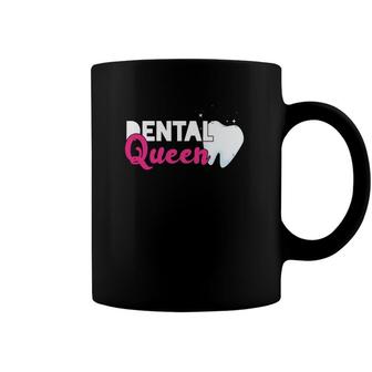 Womens Dental Queen Dentist Tooth Medical Mouth Dental Technician Coffee Mug | Mazezy
