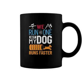 Womens Dog Agility Course Training Tunnel Jumps Trainer V-Neck Coffee Mug | Mazezy