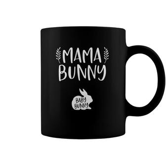 Womens Easter Pregnancy Announcemen Mama Bunny Baby Reveal Coffee Mug | Mazezy