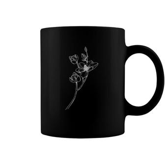 Womens Flower Spring Magnolia Floral Graphic Cute Coffee Mug | Mazezy