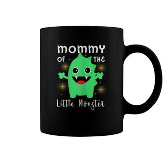 Womens Little Monster Outfit Mommy Of The Little Monster Coffee Mug - Seseable