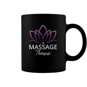 Womens Massage Therapy Gifts For Men Women Massage Therapist V-Neck Coffee Mug | Mazezy