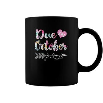Womens Pregnancy Gift Announcement Due Date October 2022 See You In Coffee Mug | Mazezy