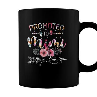 Womens Promoted To Mimi 2022 Funny New Grandma Mothers Day Coffee Mug - Seseable