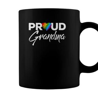 Womens Proud Grandma Gay Pride Month Lgbtq Coffee Mug - Seseable