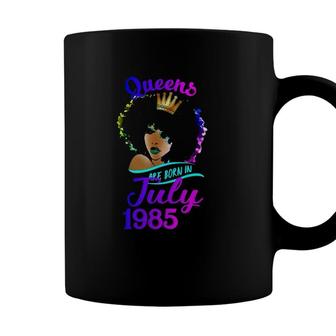 Womens Queens Are Born In July 1985 36Th Birthday Coffee Mug - Seseable
