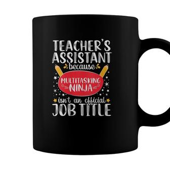 Womens Teacher Assistant Teaching School Ninja Appreciation Coffee Mug - Seseable
