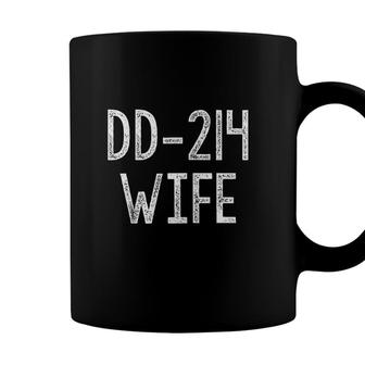 Womens Vintage Dd-214 Wife Military Veteran Coffee Mug - Seseable
