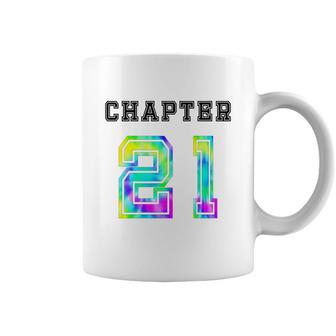 21St Birthday Colorful Chapter 21 Tie Dye Coffee Mug - Seseable