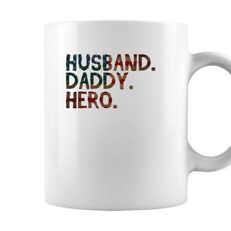4Th Of July Fathers Day Usa Dad Gift - Husband Daddy Hero Coffee Mug - Seseable