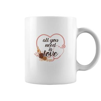 All You Need Is Love Nurses Day Heart Pink 2022 Coffee Mug - Seseable