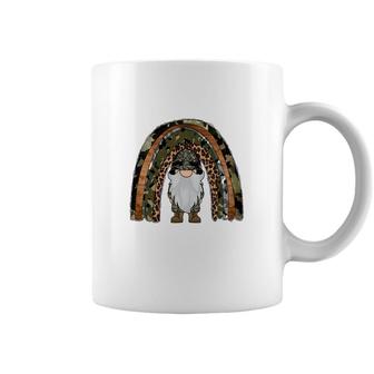 Army Rainbow Gnome Hero Dad Gift Idea Coffee Mug - Seseable