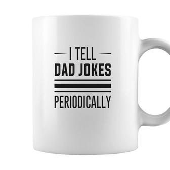 Basic I Tell Dad Jokes Funny Chemistry Meme Fathers Day Coffee Mug - Seseable