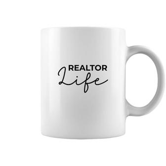 Basic Realtor Life Real Estate Lovers Funny Job Gift Coffee Mug - Seseable
