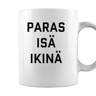 Best Dad Ever Finnish Language Funny Fathers Day Vacation Coffee Mug - Seseable