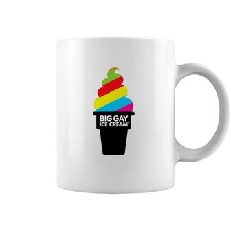Big Gay Ice Cream Lovers Gift Coffee Mug | Mazezy
