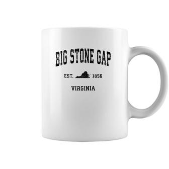 Big Stone Gap Virginia Va Vintage Sports Design Black Print Raglan Baseball Tee Coffee Mug | Mazezy