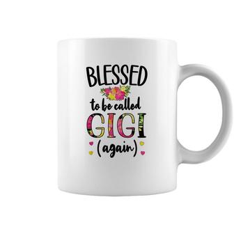 Blessed Gigi Again New Grandma Gigi Promoted To Gigi 2022 Coffee Mug | Seseable UK