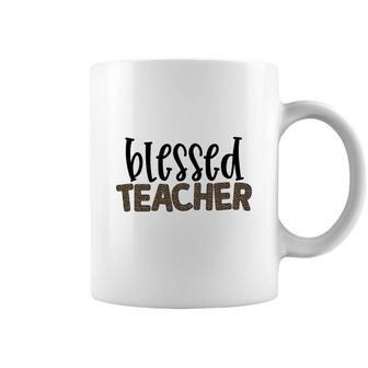 Blessed Teacher And The Students Love The Teacher Very Much Coffee Mug - Seseable