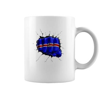 Cape Verde Flag Cape Verdean Flag Fist Gift Coffee Mug | Mazezy