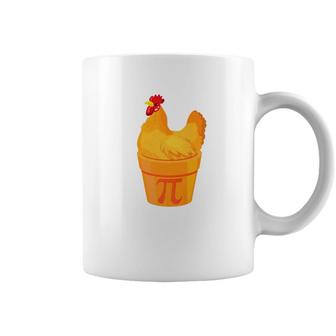 Chicken Pot Pie Pi Day Mathematician Funny Math Gift Coffee Mug - Monsterry AU