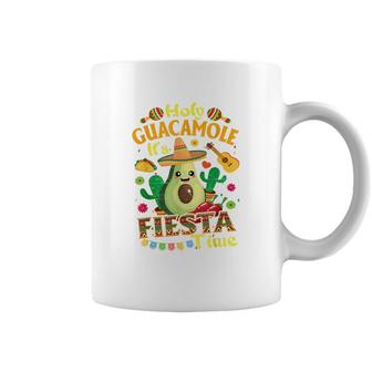 Cinco De Mayo Mexican Holy Guacamole Fiesta Time Coffee Mug - Seseable