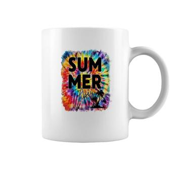 Colorful Summer Vibe For Everybody Retro Summer Beach Coffee Mug - Seseable