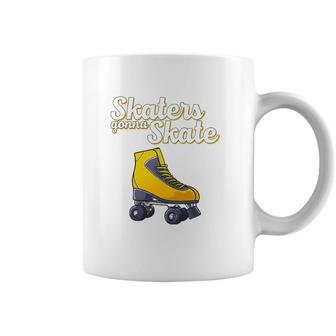 Cool Roller Skating For Men Women Roller Derby Disco Skater Coffee Mug | Mazezy