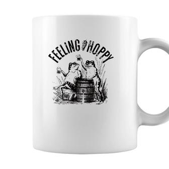 Craft Beer Brewer Lover Gift Funny Hops And Drinking Frogs Coffee Mug - Seseable
