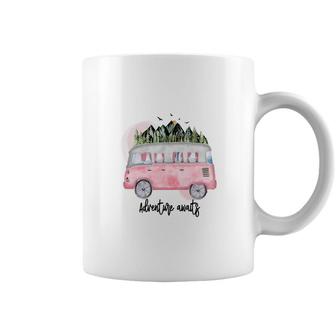 Custom Adventure Awaits For You Camp Life Coffee Mug - Seseable