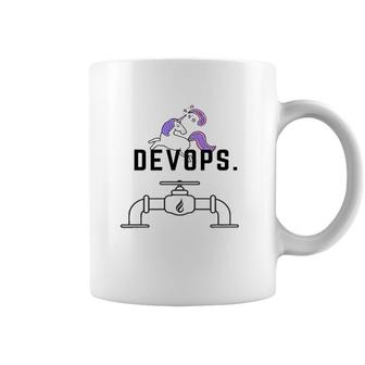 Devops Engineer Unicorn Funny Gift Coffee Mug | Mazezy
