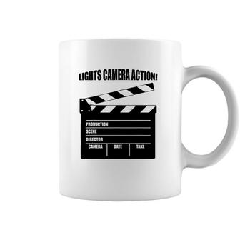 Director S Lights Camera Action Tees Men Women Gifts Coffee Mug | Mazezy