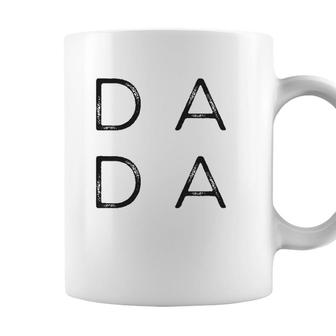 Distressed Dada Fathers Day For New Dad Him Grandpa Papa Coffee Mug - Seseable