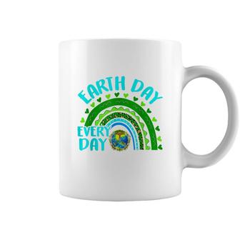 Earth Day Everyday Rainbow Love World Earth Day Anniversary Coffee Mug - Seseable