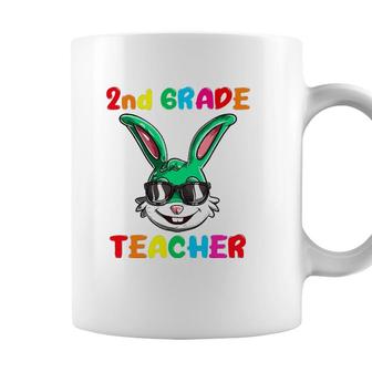 Easter Day Bunny 2Nd Grade Teacher Easter Rabbit Coffee Mug - Seseable